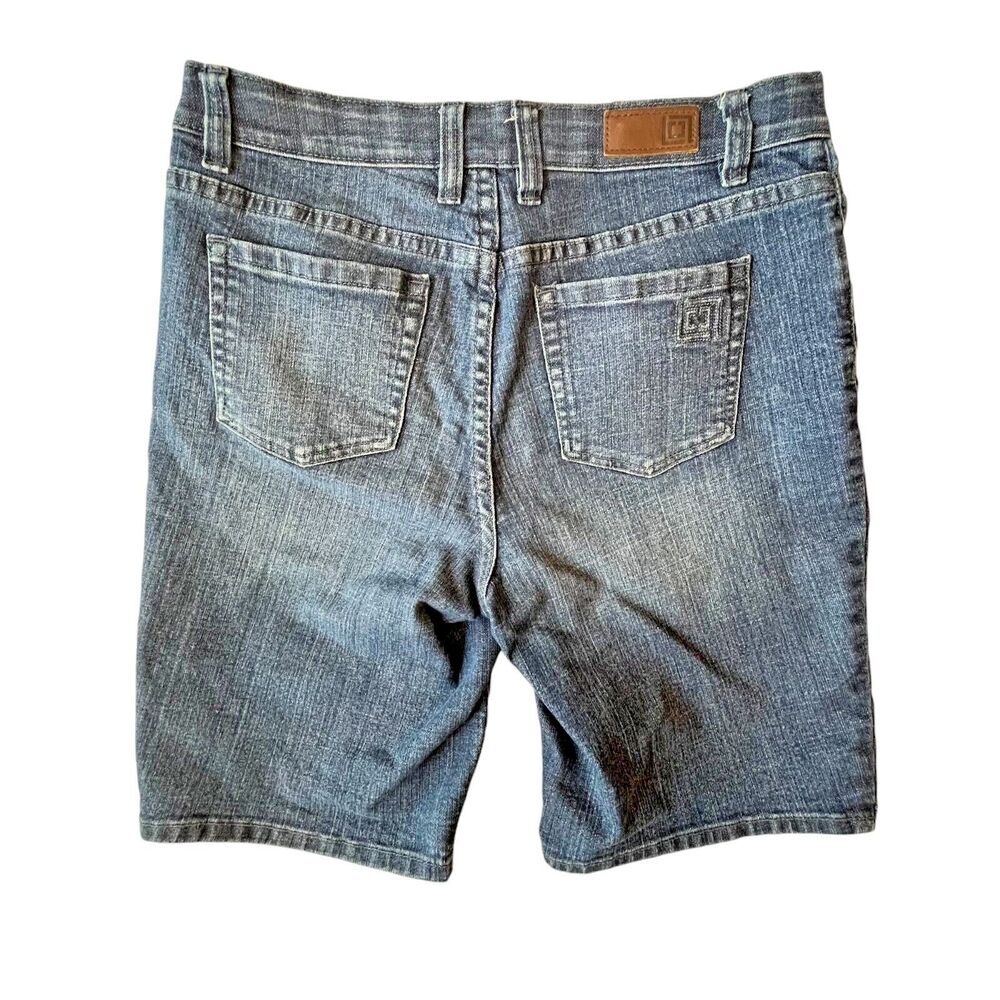 Liz Claiborne Capri Pants 6P Stretch High Rise Denim (W30 L11) - Picture 7 of 9